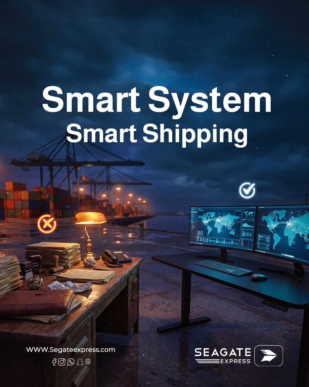 SEAGATE EXPRESS — Logistics with Visibility — creative work 13
