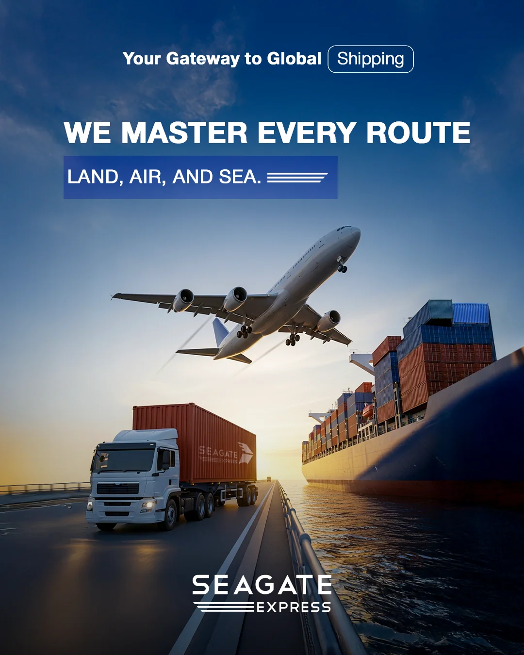 SEAGATE EXPRESS — Logistics with Visibility — creative work 7