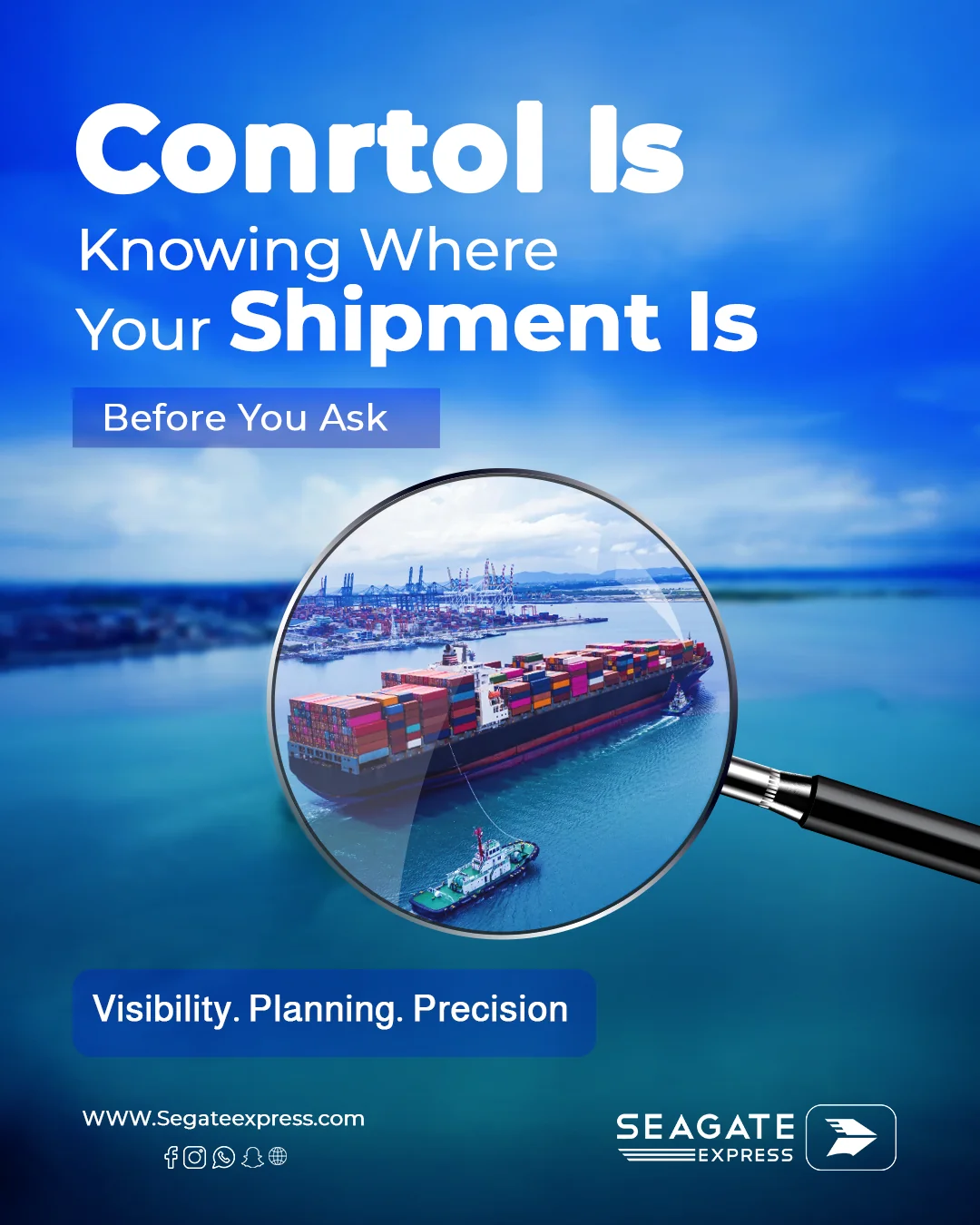 SEAGATE EXPRESS — Logistics with Visibility — creative work 8
