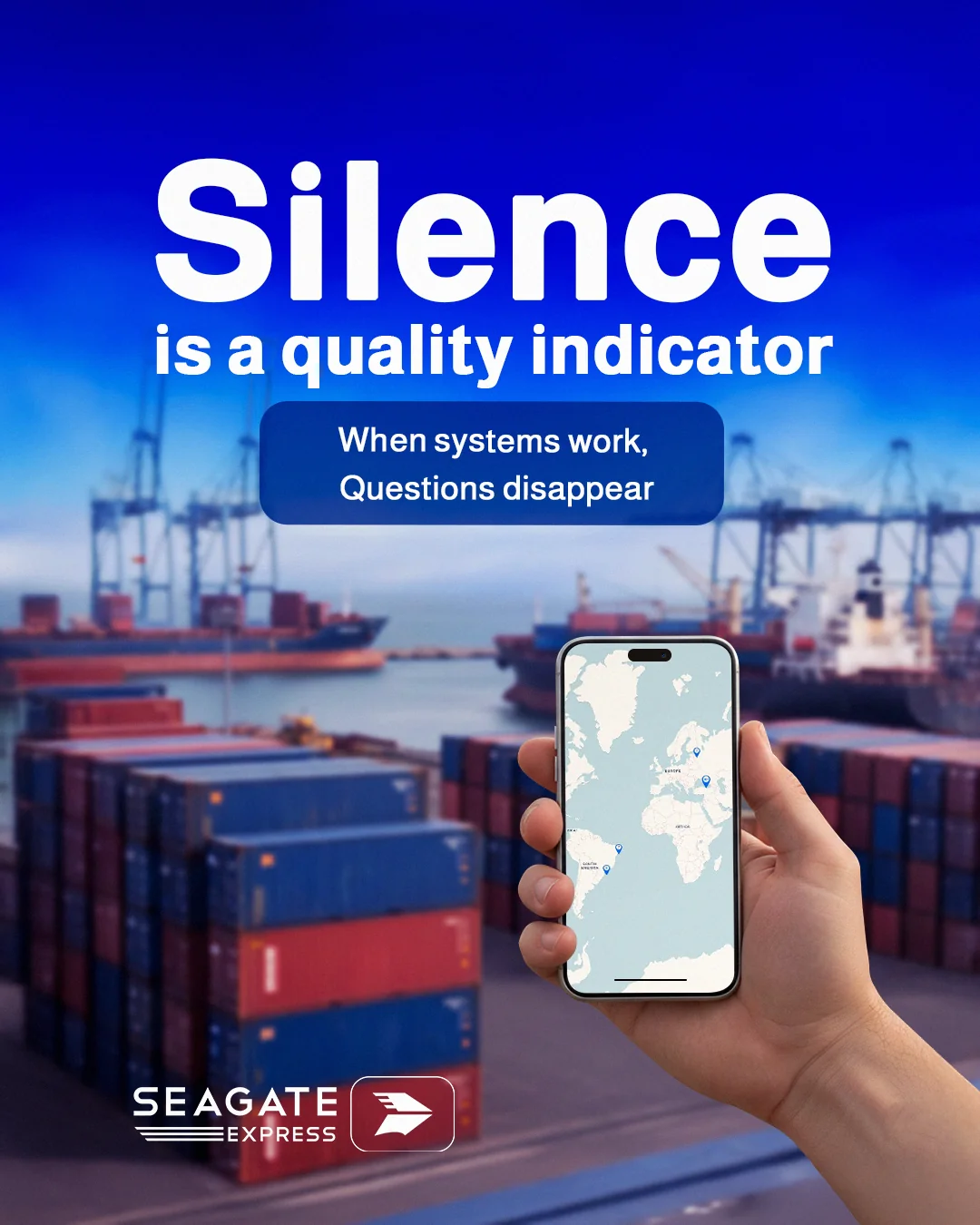SEAGATE EXPRESS — Logistics with Visibility — creative work 9
